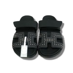 Hermes Chypre Sandal Black For Men