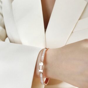 Alternative view of Hermes Clic Clac H Bracelet Gold For Women