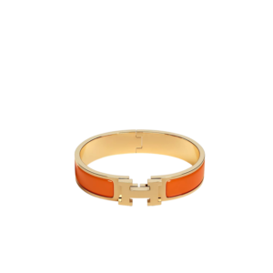 Hermes Clic H Bracelet Orange Fruite Gold Hardware For Women H700001F 8AGM