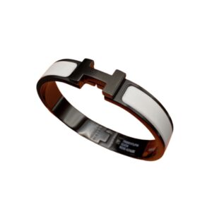 Hermes Clic Hh Bracelet White For Men