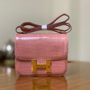 Alternative view of Hermes Constance 18 Crossbody Bag 7.1in/ 18cm Pink Gold Hardware For Women