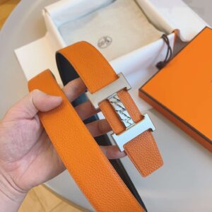 Alternative view of Hermes Constance Belt Buckle Brown For Women