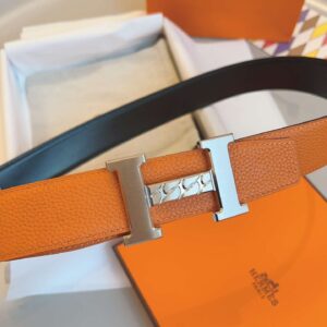 Hermes Constance Belt Buckle Brown For Women