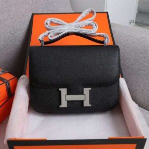 Alternative view of Hermes Constance Handbag Black For Women 22cm/8.7in