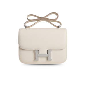 Hermes Constance Handbag Off White For Women 22cm/8.7in