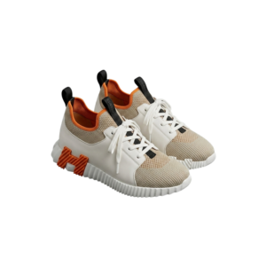 Hermes Depart Sneakers White/ Light Grey For Men