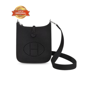 Hermes Evelyne 16 Amazone Shoulder Bag 6.3in/ 16cm Black Palladium Hardware For Women H069426CKAV
