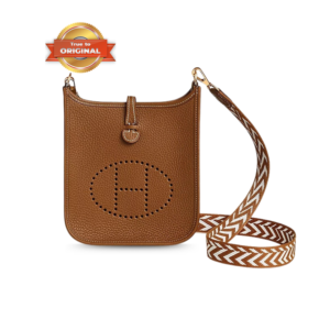 Hermes Evelyne 16 Amazone Shoulder Bag 6.3in/ 16cm Brown Palladium Hardware For Women H077887CCAG