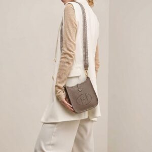 Alternative view of Hermes Evelyne 16 Amazone Shoulder Bag 6.3in/ 16cm Etoupe Gold Hardware For Women H060775CCAB