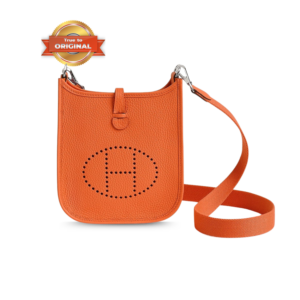 Hermes Evelyne 16 Amazone Shoulder Bag 6.3in/ 16cm Orange Palladium Hardware For Women H069426CKDP