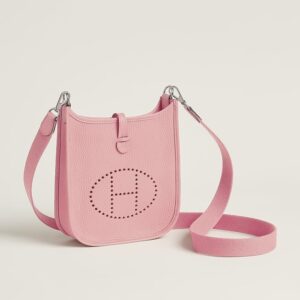 Alternative view of Hermes Evelyne 16 Amazone Shoulder Bag 6.3in/ 16cm Rose Sakura Palladium Hardware For Women H069426CKAD