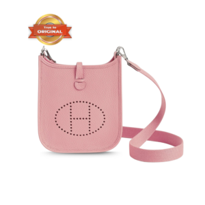 Hermes Evelyne 16 Amazone Shoulder Bag 6.3in/ 16cm Rose Sakura Palladium Hardware For Women H069426CKAD