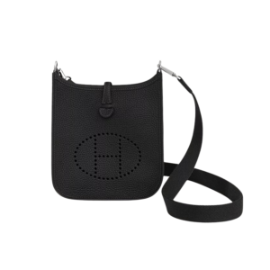 Hermes Evelyne 16 Amazone Shoulder Bag 6.3in/ 16cm Black Palladium Hardware For Women H069426CKAV