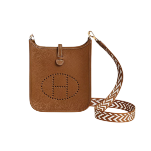 Hermes Evelyne 16 Amazone Shoulder Bag 6.3in/ 16cm Brown Palladium Hardware For Women H077887CCAG