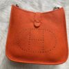 Hermes Evelyne III 29 Bag Orange With Silver-Toned Hardware For Women, Women's Shoulder And Crossbody Bags 11.4in/29cm H056277CC9J - Image 2