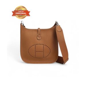 Hermes Evelyne III 29 Bag Brown With Silver-Toned Hardware For Women, Women's Shoulder And Crossbody Bags 11.4in/29cm H073599CC37