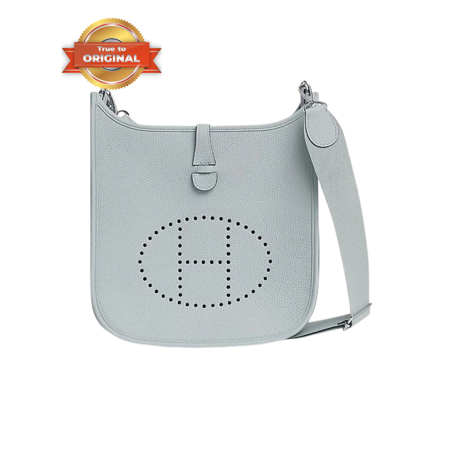 Hermes Evelyne III 29 Bag Light Blue With Silver-Toned Hardware For Women, Women's Shoulder And Crossbody Bags 11.4in/29cm H056277CK18