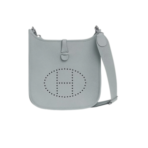 Hermes Evelyne III 29 Bag Light Blue With Silver-Toned Hardware For Women, Women's Shoulder And Crossbody Bags 11.4in/29cm H056277CK18