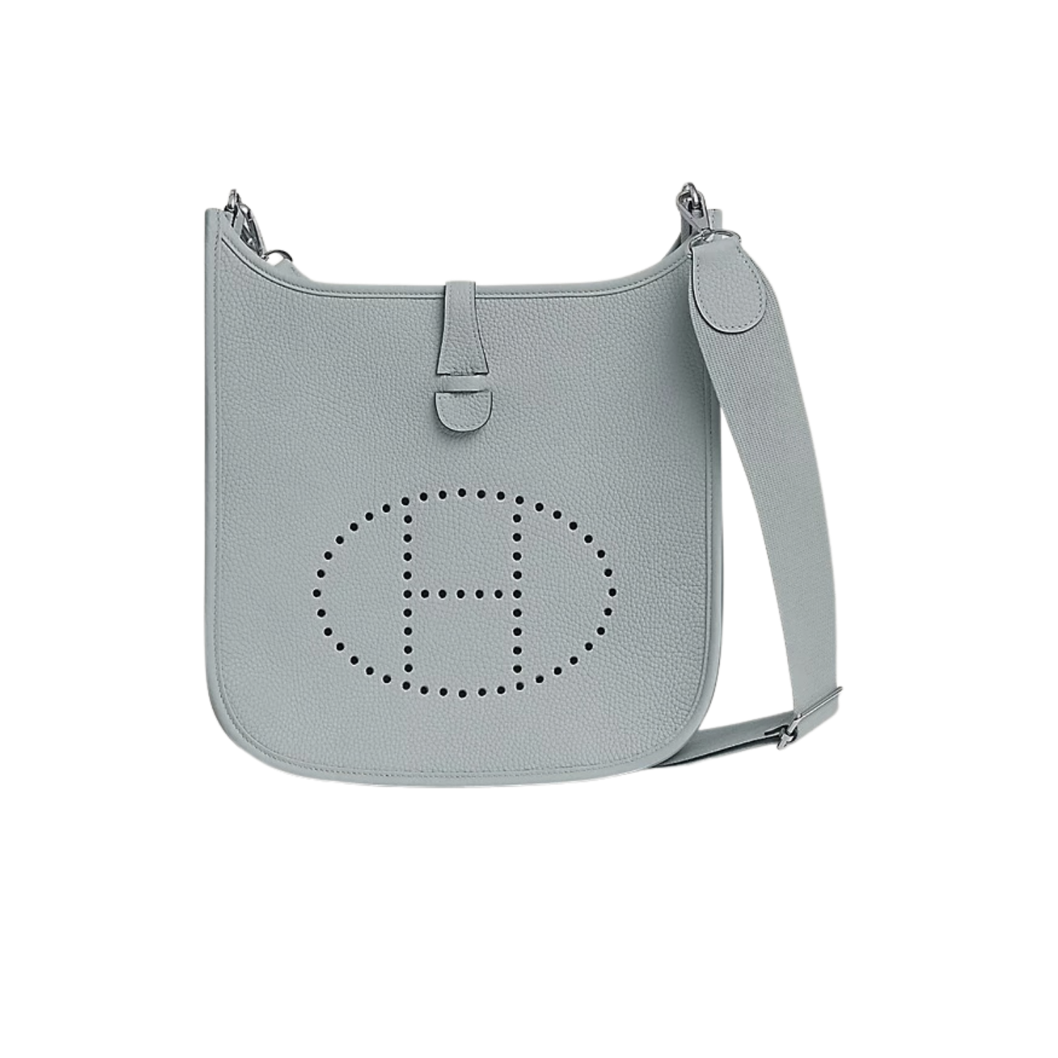 Hermes Evelyne III 29 Bag Light Blue With Silver-Toned Hardware For Women, Women's Shoulder And Crossbody Bags 11.4in/29cm H056277CK18