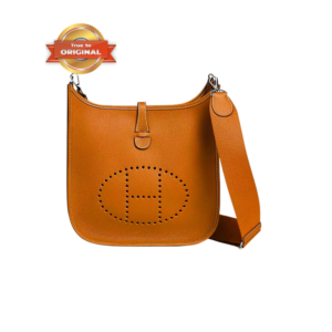Hermes Evelyne III 29 Bag Orange With Silver-Toned Hardware For Women, Women's Shoulder And Crossbody Bags 11.4in/29cm H056277CC9J