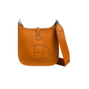 Hermes Evelyne III 29 Bag Orange With Silver-Toned Hardware For Women, Women's Shoulder And Crossbody Bags 11.4in/29cm H056277CC9J