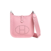 Hermes Evelyne III 29 Bag Pink With Silver-Toned Hardware For Women, Women's Shoulder And Crossbody Bags 11.4in/29cm