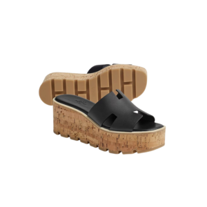 Hermes Eze 30 Sandals Black For Women H221026Z 02350