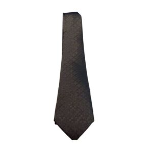Hermes Faconnee H Tie Black For Men