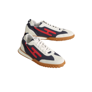 Hermes Jet Sneaker Marine/ Blanc For Men H242923ZHI3400 Size: 45EU - 11US - 28CM - 11IN