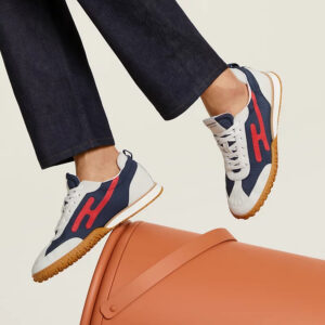 Alternative view of Hermes Jet Sneaker Marine/ Blanc For Men H242923ZHI3400 Size: 45EU - 11US - 28CM - 11IN