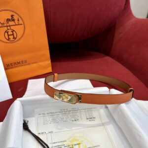 Hermes Kelly 18 Belt Brown For Women