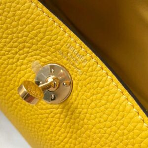 Alternative view of Hermes Lindy Mini Yellow For Women 19cm / 7.4in
