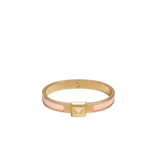 Hermes Mini Clic Medor Bracelet Rose Candeur Gold Hardware For Women H200005F 1ZGM