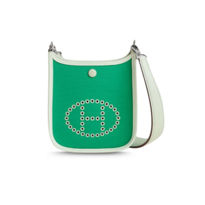 Hermes Neo Evelyne 16 Shoulder Bag 6.3in/ 16cm Green Palladium Hardware For Women H084545CKAA