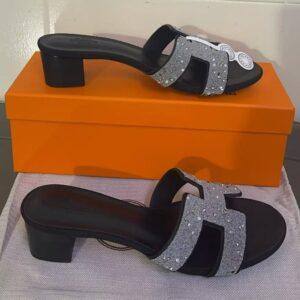 Alternative view of Hermes Oasis Sandal Black For Women, Women's Shoes H192001Z 52370