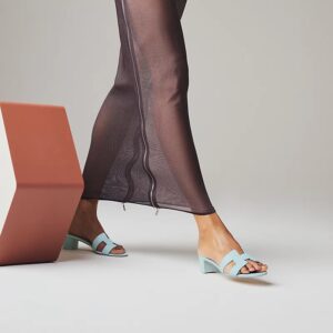 Alternative view of Hermes Oasis Sandals Bleu Brume For Women H151215Z BU365