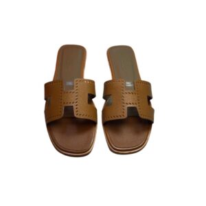 Hermes Oran Sandal Dark Brown For Women
