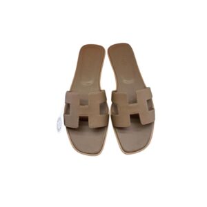 Hermes Oran Sandal Brown For Women