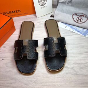 Alternative view of Hermes Oran Sandal Black For Women