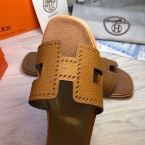 Alternative view of Hermes Oran Sandal Dark Brown For Women