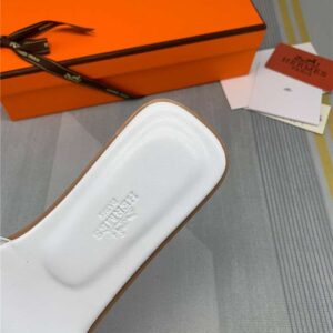 Alternative view of Hermes Oran Sandal White For Women