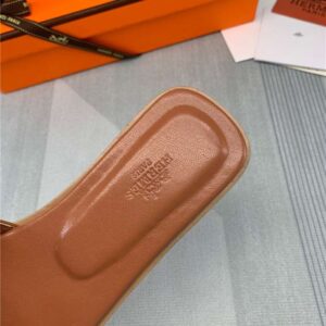 Alternative view of Hermes Oran Sandal Brown For Women