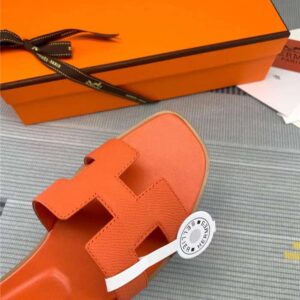 Alternative view of Hermes Oran Sandal Orange For Women