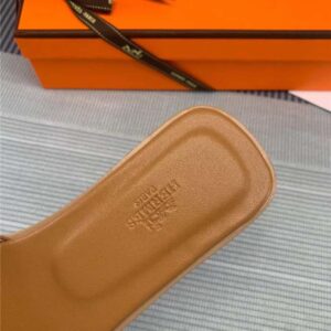 Alternative view of Hermes Oran Sandal Dark Brown For Women