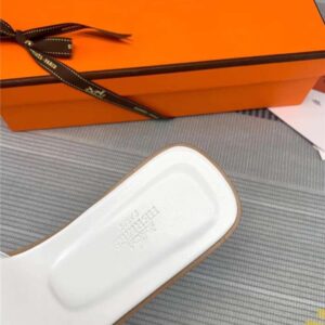 Alternative view of Hermes Oran Sandal White For Women