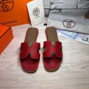 Alternative view of Hermes Oran Sandal Red For Women