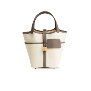 Hermes Picotin Lock 18 Pocket Top Handle Bag 7.1in/ 18cm Etoupe Gold Hardware For Women H083189CCAX