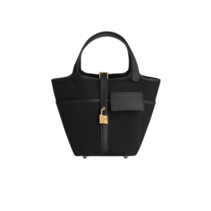 Hermes Picotin Lock 18 Pocket Top Handle Bag 7.1in/ 18cm Noir Gold Hardware For Women H083189CCAA