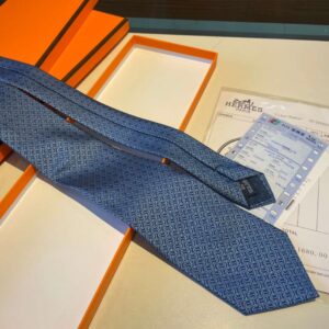 Alternative view of Hermes Tie Larguez Les Amarres Twillbi Blue For Men