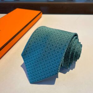 Alternative view of Hermes Tie Larguez Les Amarres Twillbi Green For Men